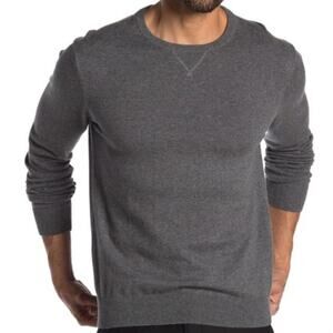 NWT Wallin & Bros Gray Pullover Sweater Crew Neck Size X-Large